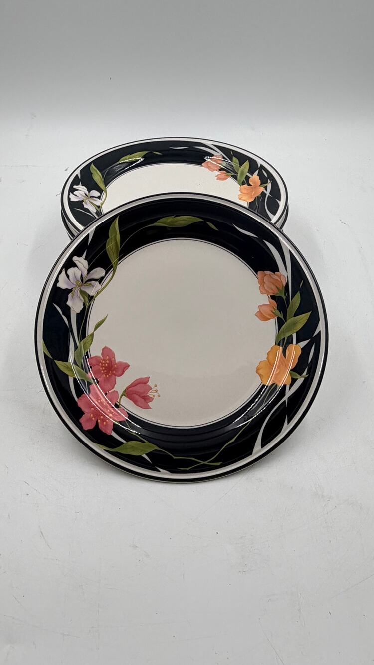 Sangostone 7 5/8” Salad Plate Sango #3665 Memories Set of 6